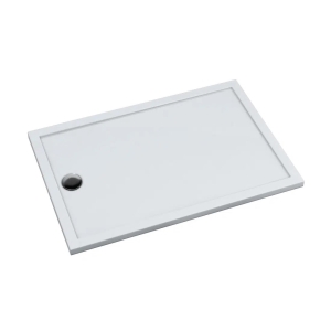 SCHEDLINE ESTIMA brodzik prostokątny 80x130 cm kompozytowy biały