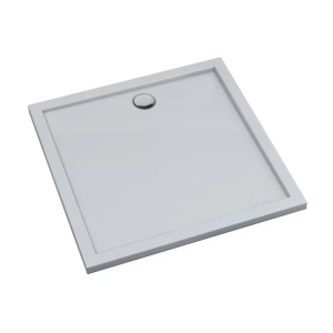 SCHEDLINE ESTIMA brodzik kwadratowy 90x90 cm kompozytowy biały
