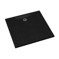 SCHEDLINE MAGNIFIC brodzik kwadratowy 90x90 cm kompozytowy czarny