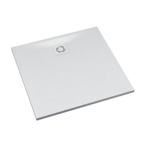 SCHEDLINE MAGNIFIC brodzik kwadratowy 90x90 cm kompozytowy biały