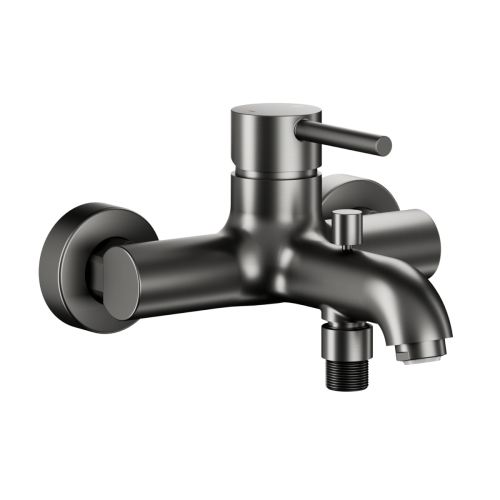 KFA MOZA bateria wannowo-natryskowa ścienna gun metal grey