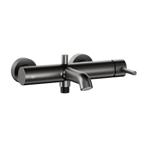 KFA MOZA bateria wannowo-natryskowa ścienna gun metal grey