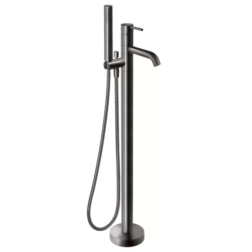 FERRO CIRICULUS bateria wannowo-prysznicowa wolnostojąca gun metal