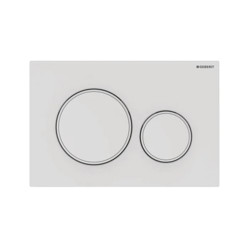 GEBERIT SIGMA 20 przycisk spłukujący z powłoką easy to clean, biały