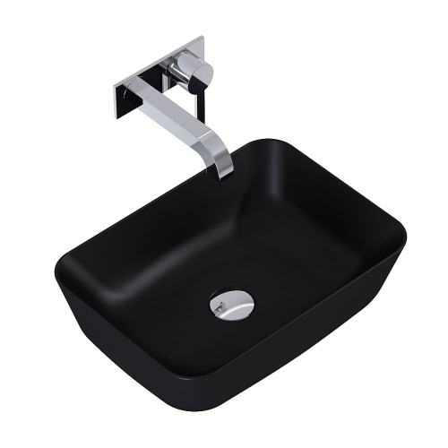 ELITA RENI umywalka nablatowa 46 cm, black matt