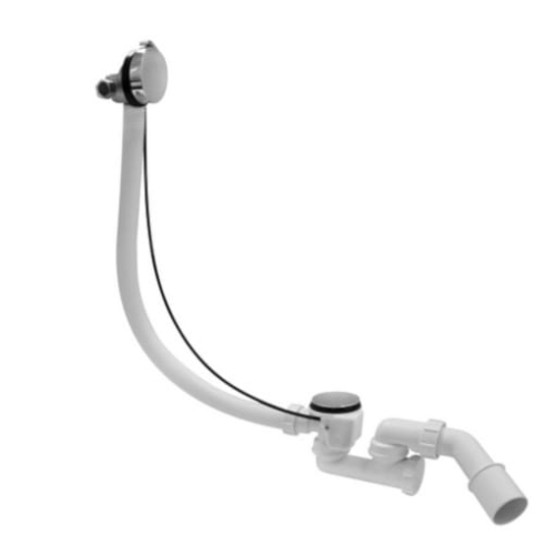MCALPINE zestaw odpływowo-przelewowy do wanny z mechanizmem napełniającym HCN3100CB-15MM