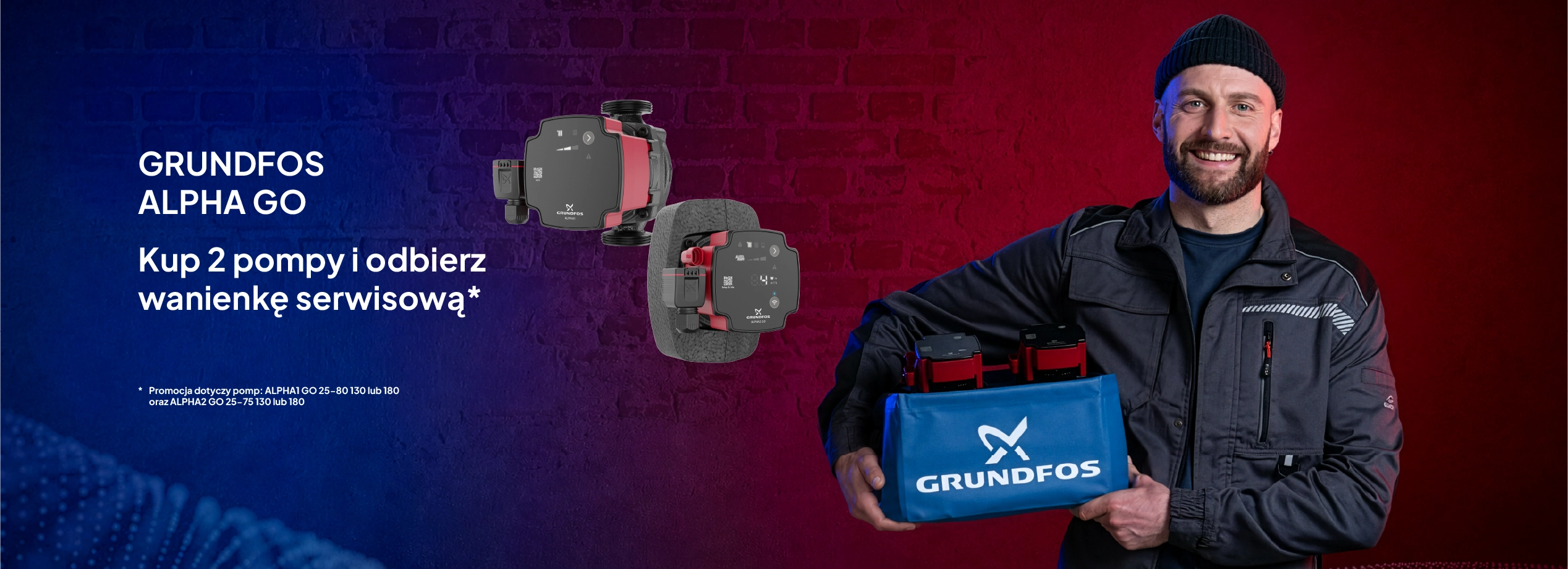 Grundfos ALPHA GO - dwie pompy, jedna aplikacja, tysiące możliwości