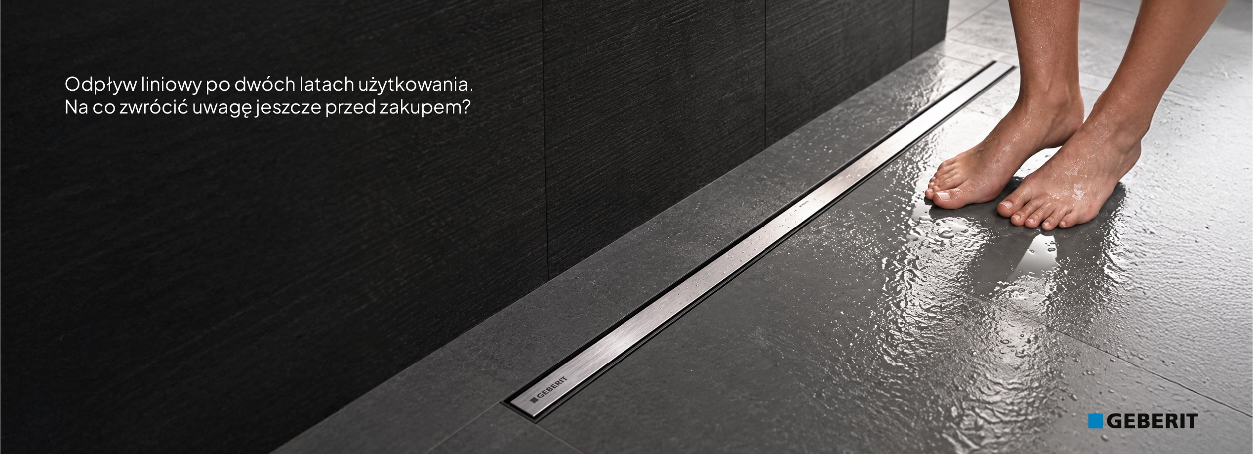Geberit CleanLine – odpływ liniowy w nowoczesnej łazience