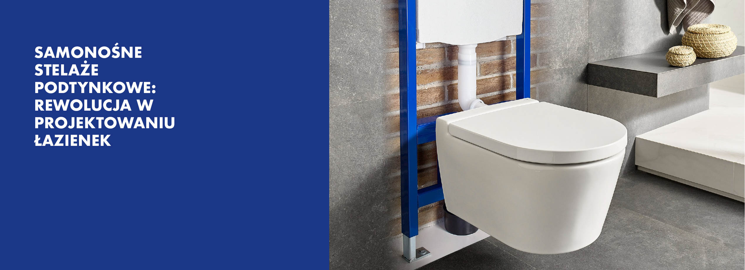 Samonośne stelaże podtynkowe: Rewolucja w projektowaniu łazienek